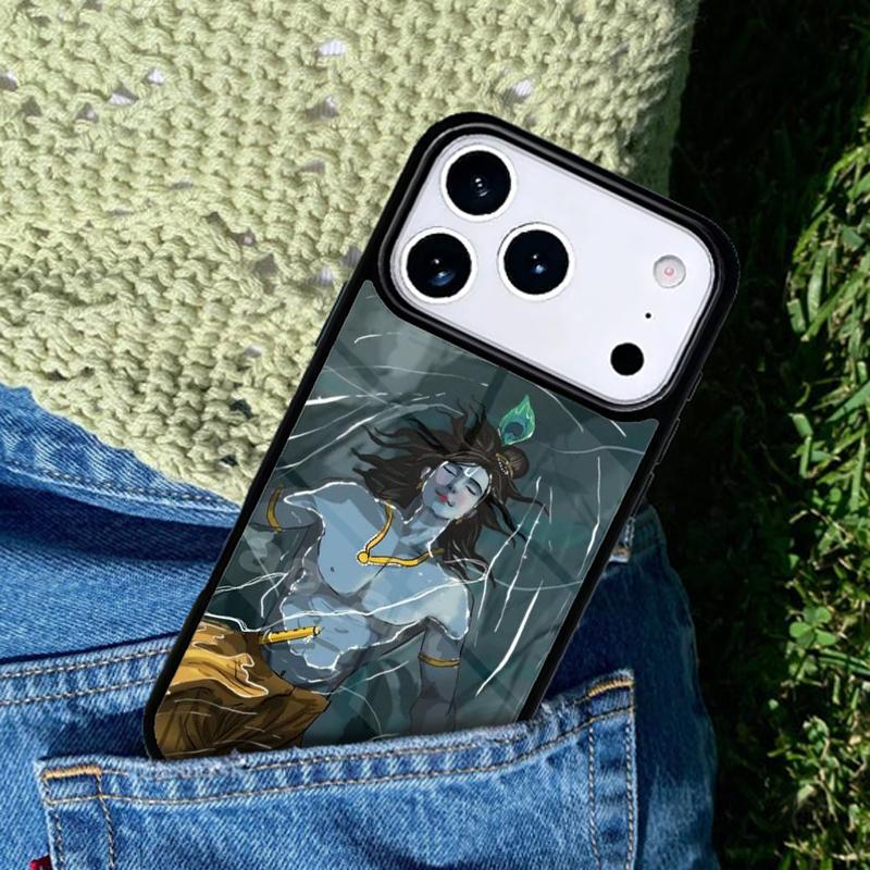 Indian God Lord Krishna phone case cover Compatible with for IPhone 17air 16e 15 14 13 12 11Pro Max 17 Air