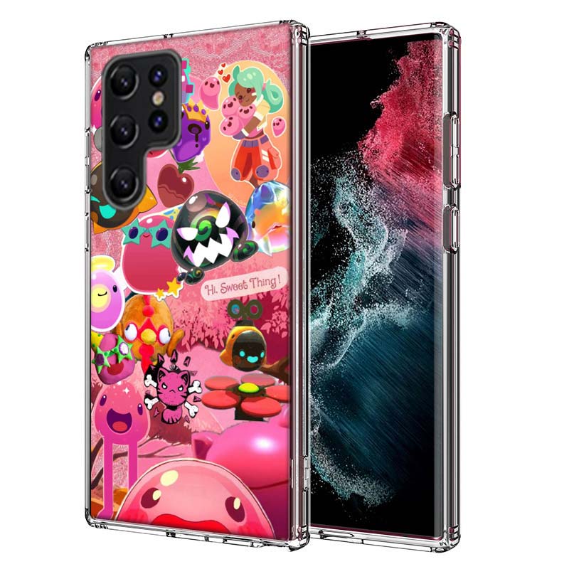 S-Slime R-Rancher Game Capa Phone Case For Samsung S26 Ultra S25 Edge Galaxy S23 S21 S20 S24 FE S22 S10 Plus Cover Clear TPU She