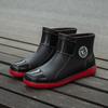 Fashion Rain Boots Men Casual Waterproof Shoes 2025 New Anti-slip Men Working Boots Wear-resistant Rubber Shoes for Men Outdoor
