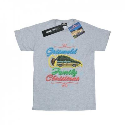 National LampoonÂ´s Christmas Vacation Womens/Ladies Griswold Family Christmas Cotton Boyfriend T-Shirt