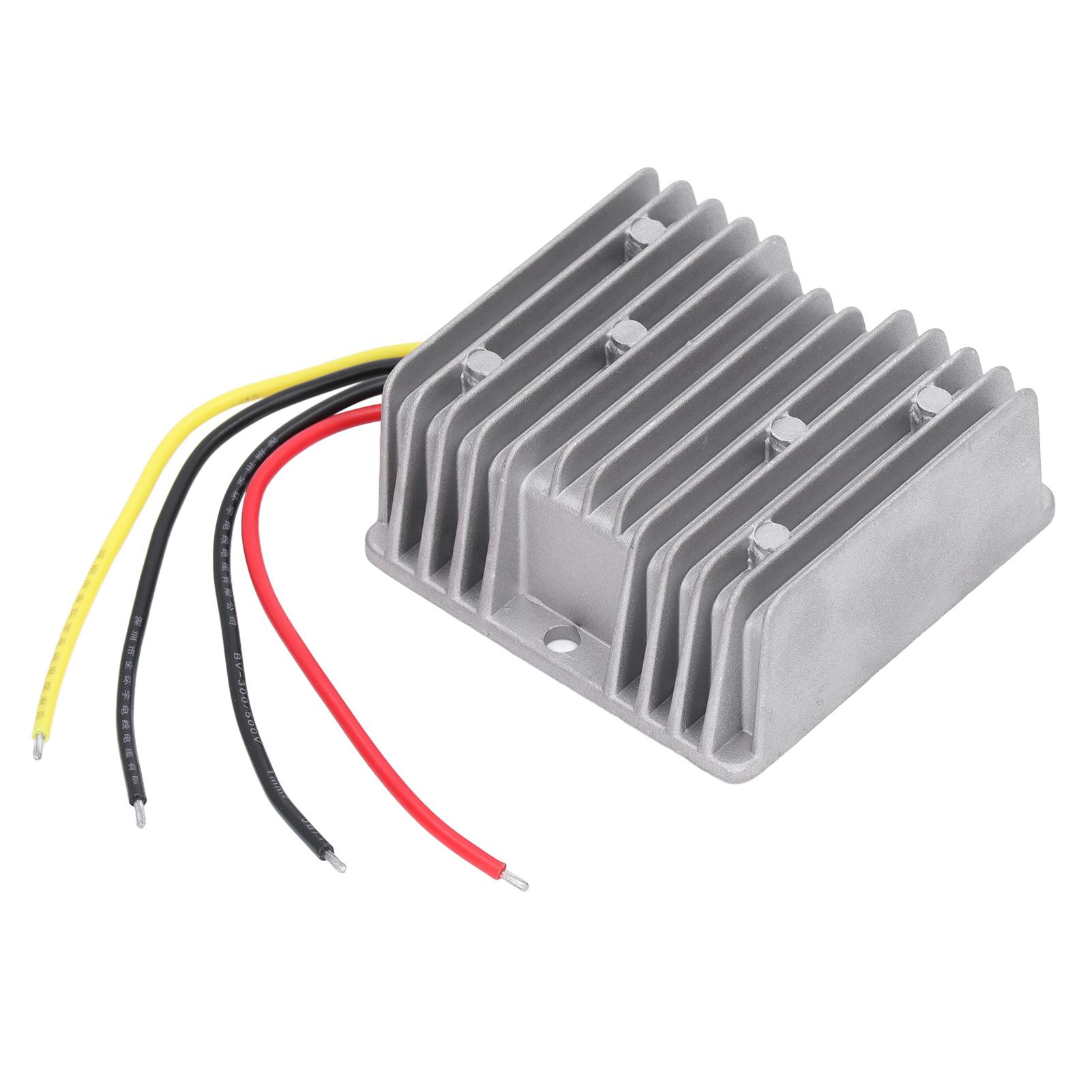 

DC to DC Voltage Regulator Aluminum Regulator Reducer for Motor LED Light 12V 24V to 12V 5A