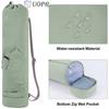 UOPR Yogamatte Yogamattentasche mit verstellbarer Yogamatte Yoga Works Matte Sporttasche mit Reißverschluss und perfekt für Yogamatte Pilates Leicht zu tragende Tasche, Gurt,