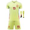 Maglia da Calcio Rossa e Gialla Yamal per Ragazzi Spagna Abbigliamento Sportivo Giovanile