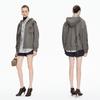 JNBY Women's Loose Hooded Zipper Sweatshirt
