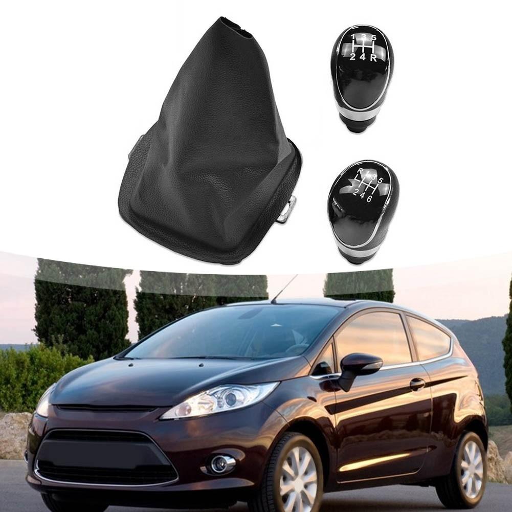 Shift Head Cover Compatible with For Ford For Fiesta from 2008 to 2012