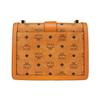 MCM Abnehmbarer Verstellbarer Schultergurt Monogramm-Print Beschichtetes Canvas Umhängetasche Mittel Damen Umhängetasche Braun Cognac MWSBSXT02CO001