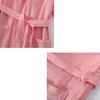 Summer Thin Cotton Bathrobe Double Layer Gauze Short Sleeve Nightgown for Men and Women Absorbing and Quick Drying Bathrobe