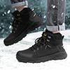 TUINANLE Winter Men Boots Fur Warm Snow Boots Men Hiking Shoes Work Ankle Booties Outdoor Men's Sneakers Footwear