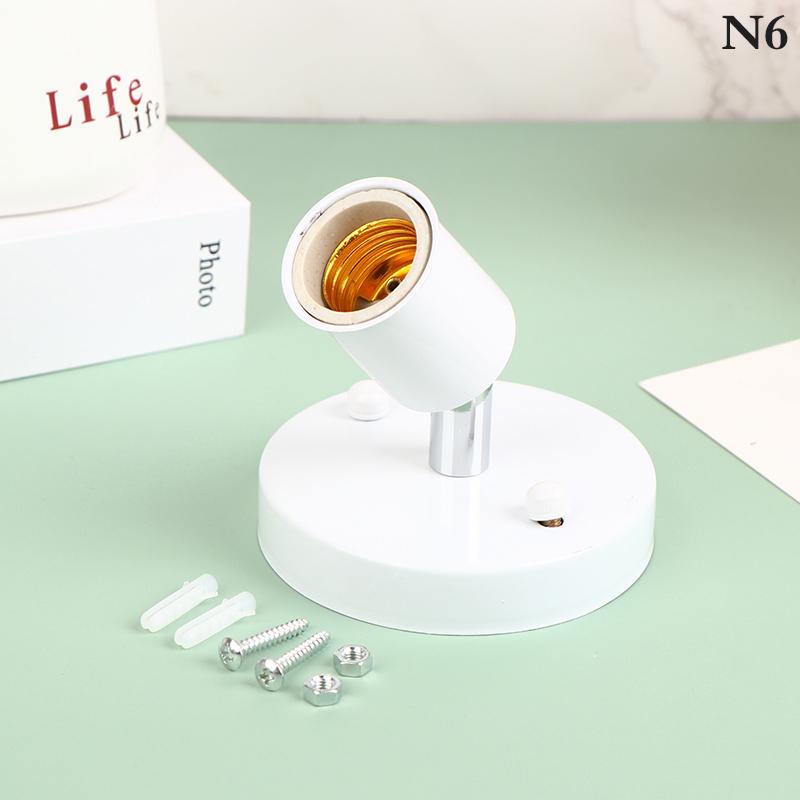 

E27 Универсальный патрон лампы с керамической головкой и поворотным патроном на 180 градусов