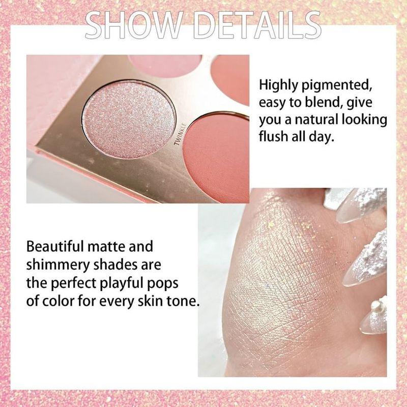 BEAUTY GLAZED - 6 Colours Blush Palette