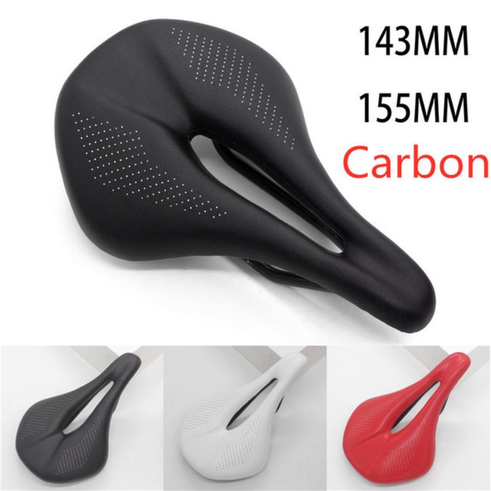 

Carbon Fiber Seat Cushion Bicycle Accessories Carbon Fiber Carbon Bottom Seat Cushion Hollow Road Bike EVA Filling 143mm чёрный