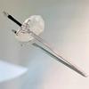 New Punk Metal Sword Hairpin Chinese Simple Hair Sticks for Women Diy Hairstyle Design Tools Accessories Dropshipping