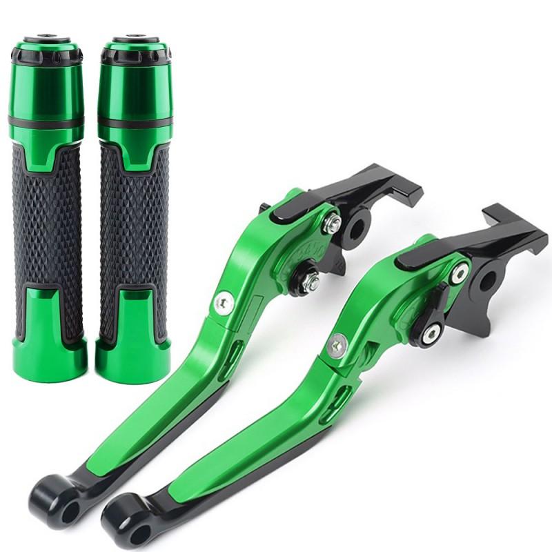 CNC Aluminum Brake Clutch Lever Perch Kawasaki Vulcan S 650 ZX-4RR Motorcycle Custom Handlebar Upgrade