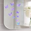 Yousheng Glow in The Dark Butterfly Wall Decals, Luminous Butterfly Stickers, Colorful Removable Self-Adhesive Decals for Girls Bedroom, Kids Baby