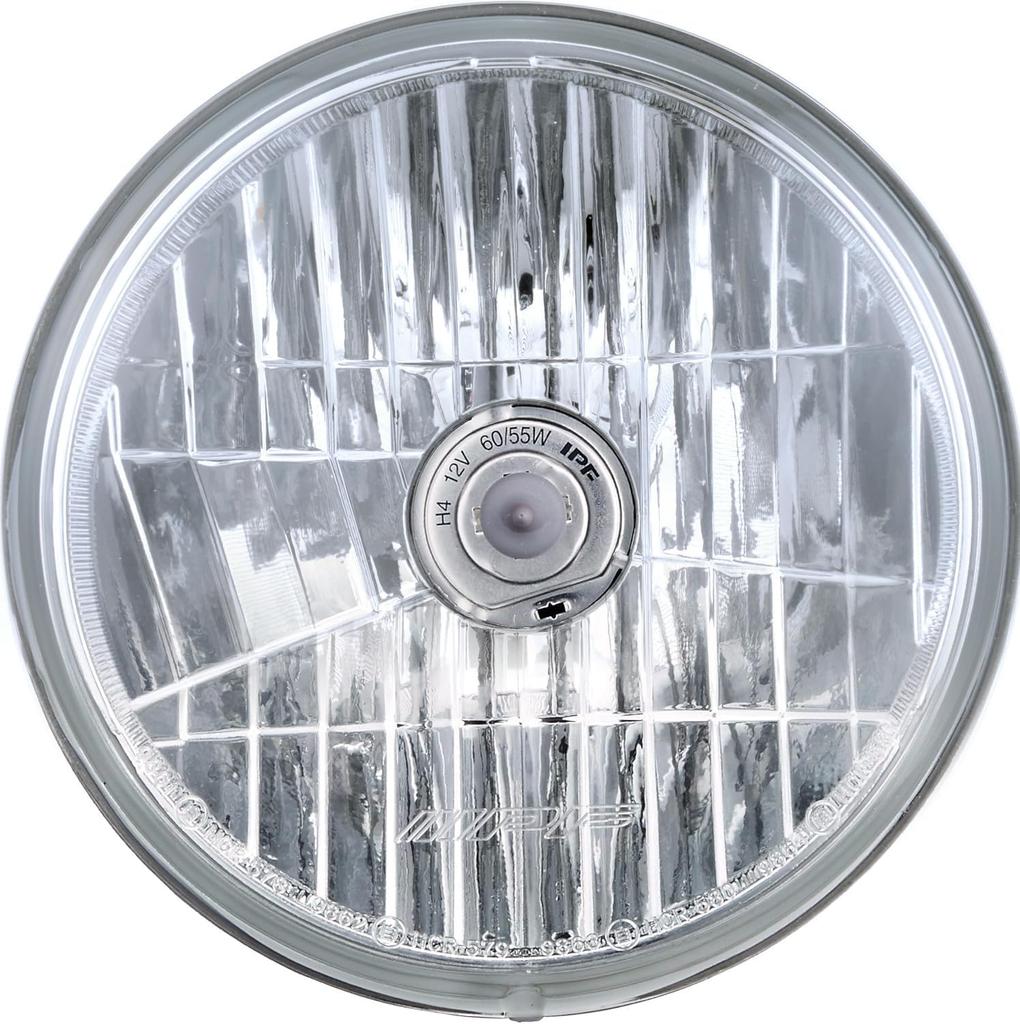 IPF Halogen Headlights, H4, Round, 2-Light Type