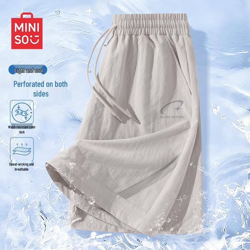 MINISO Men s Summer Casual Drawstring Shorts 2XL