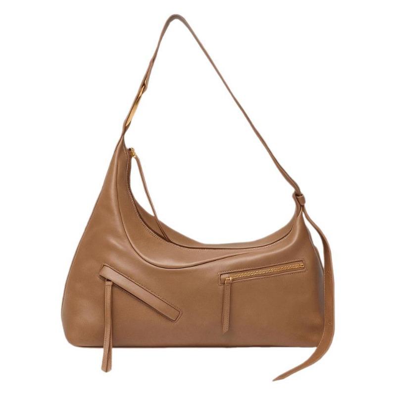 

Новая кожаная нишевая сумка подмышку женская высококлассная сумка на плечо модная сумка из коровьей кожи женская сумка 30*18*8cm