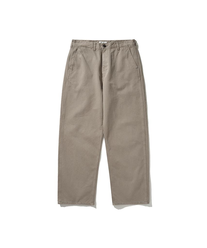 HISHANDER French Chino Pants Greige