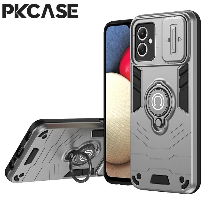 PKCASE Slide Push Window Case For Infinix Spark 30 Pro 20C 20 Go POP 9 8 Car Magnetic Stand Cover For Tecno Camon 30S Pova 5 Pro