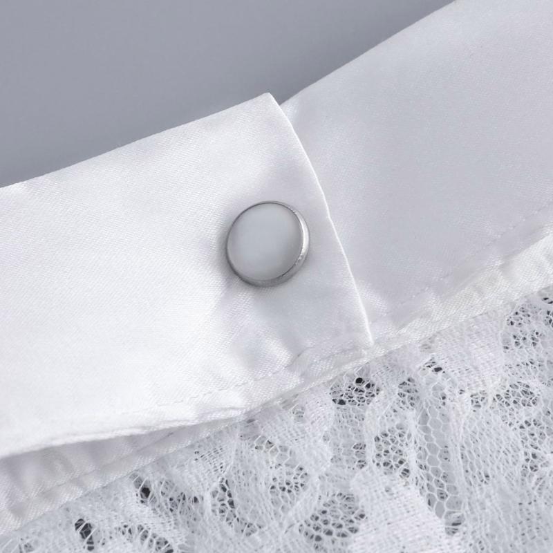 Lace Ruff Collar Wrist Cuffs for Girls Renaissance Victorian Play Medieval Cosplay Victorian Ruffled Lace Cosplay