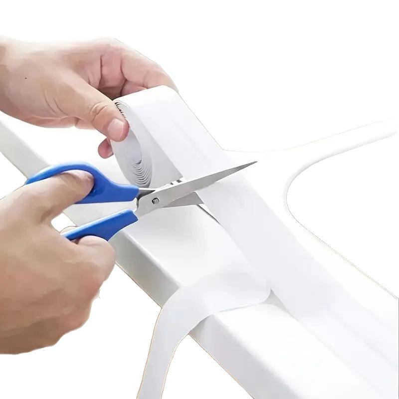1 Roll Waterproof and Mildew Resistant Toilet Sealing Tape Self Adhesive Kitchen Bathroom Sealing Tape Waterproof Tape for Bathroom