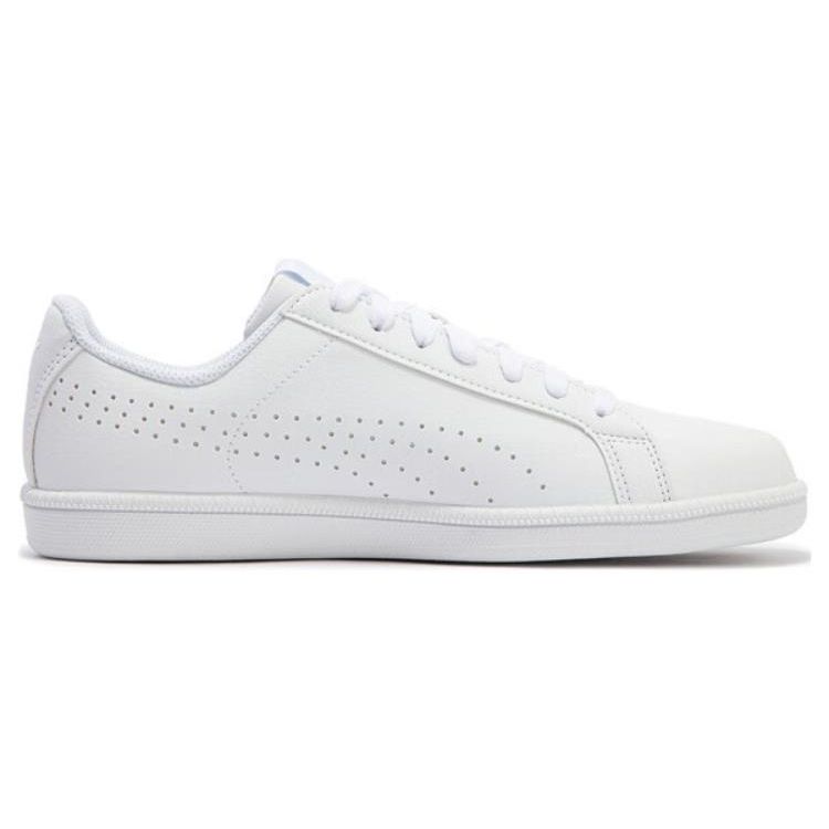 Puma Smash Cat Perf Baskets Basses Baskets Unisexe Blanc 387796-06