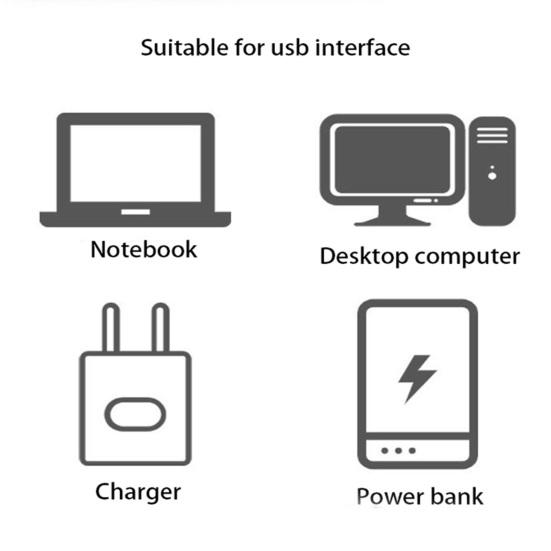 USB Licht Tragbar Mini Computer Strom Augenschutz Bankbetrieben LED Nachtlampe