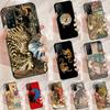 Japanese Ukiyo-e Art Panther Tiger Cover For Xiaomi 14 Ultra 15 13 11T 12T 13T 14T Pro POCO X7 Pro X3 X5 X6 M6 F5 F6 Pro Case