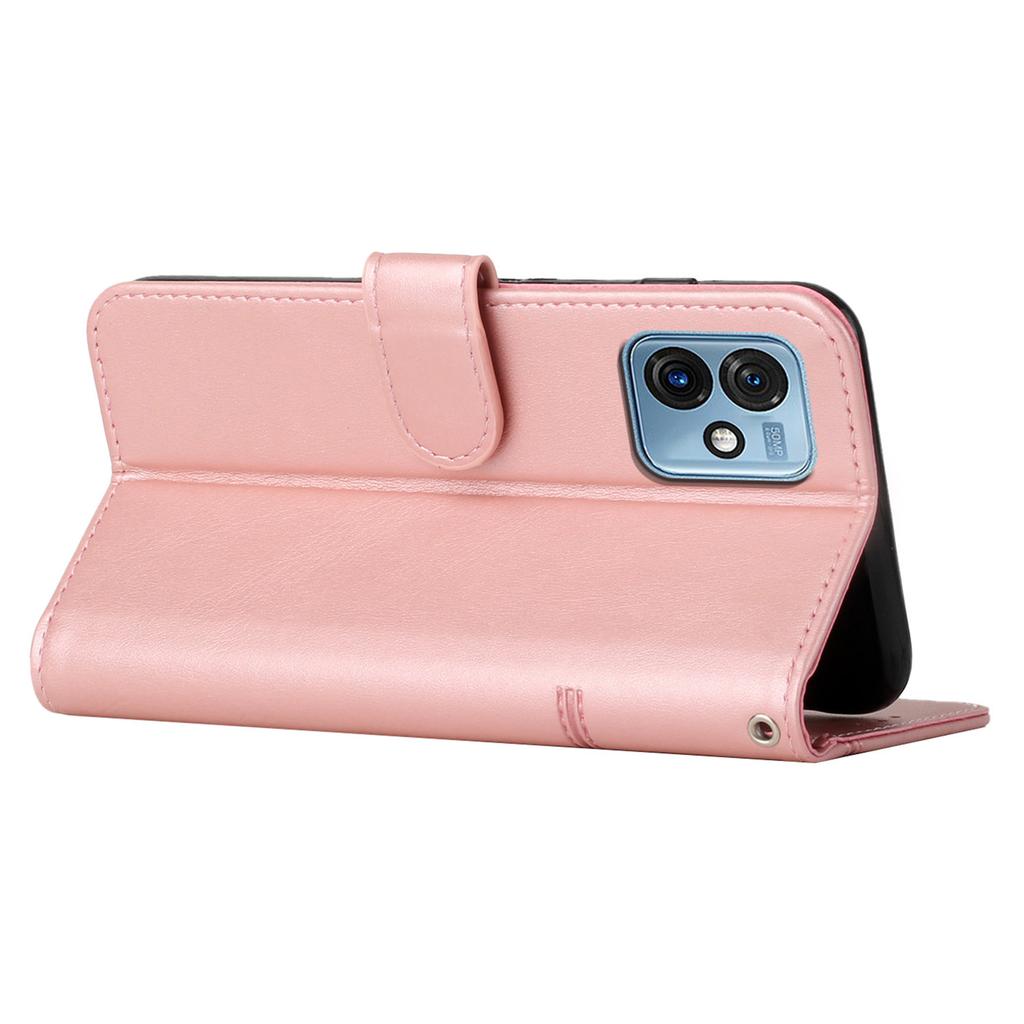 Dla Motoroli Moto G 5G (2023) Portfel ze skóry PU Etui na telefon Stojak Ochronne etui na telefon