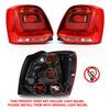 Right/ Left Tail Light For VW Polo 6C Hatchback 2014 2015 2016 2017 Reversing Brake Light Warning Stop Lamp Without Bulb