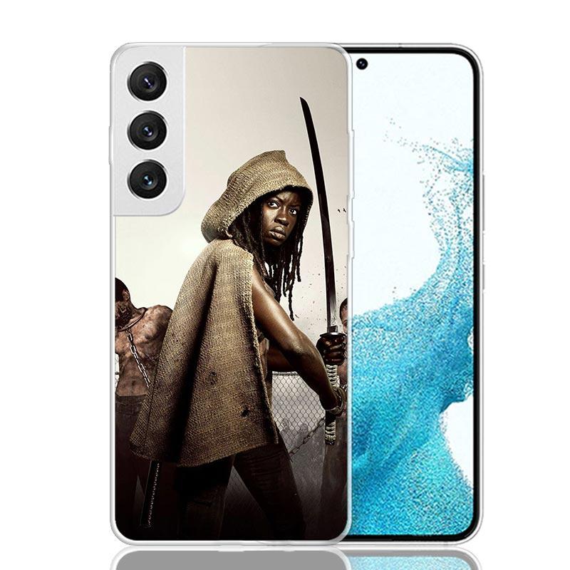

The Walking Dead Michonne Phone Case For Samsung Galaxy S26 S25 Edge S24 S23 FE S22 Ultra S21 Plus S20 + Fundas Cover Coque Gala Samsung S25 Edge