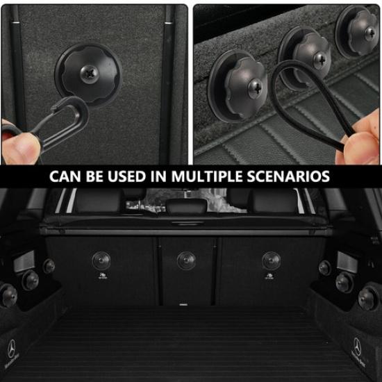 Cargo Hardware Kits Retaining Clip Anchors Screw Fixing Car Storage Mesh Net