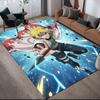 Naruto Minato Theme Anti-Slip Rug, Rectangular Carpet for Bedroom, Living Room & Game Area