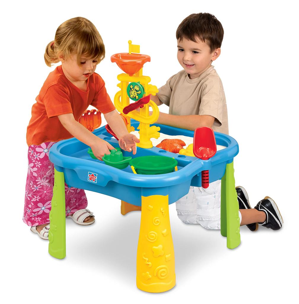 3019-07 Water and Sand Play Table Set, Light Blue