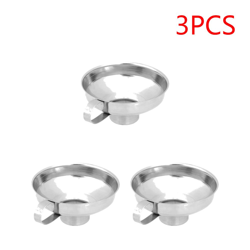 Edelstahl-Einmachtrichter mit breiter Öffnung, Salatdressing-Trichter, Ölleck