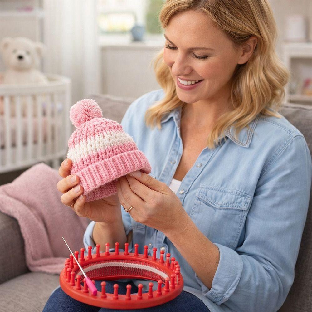 Round Stitching Knitting Machine  Weaving Scarf Sweater Hat Shawl