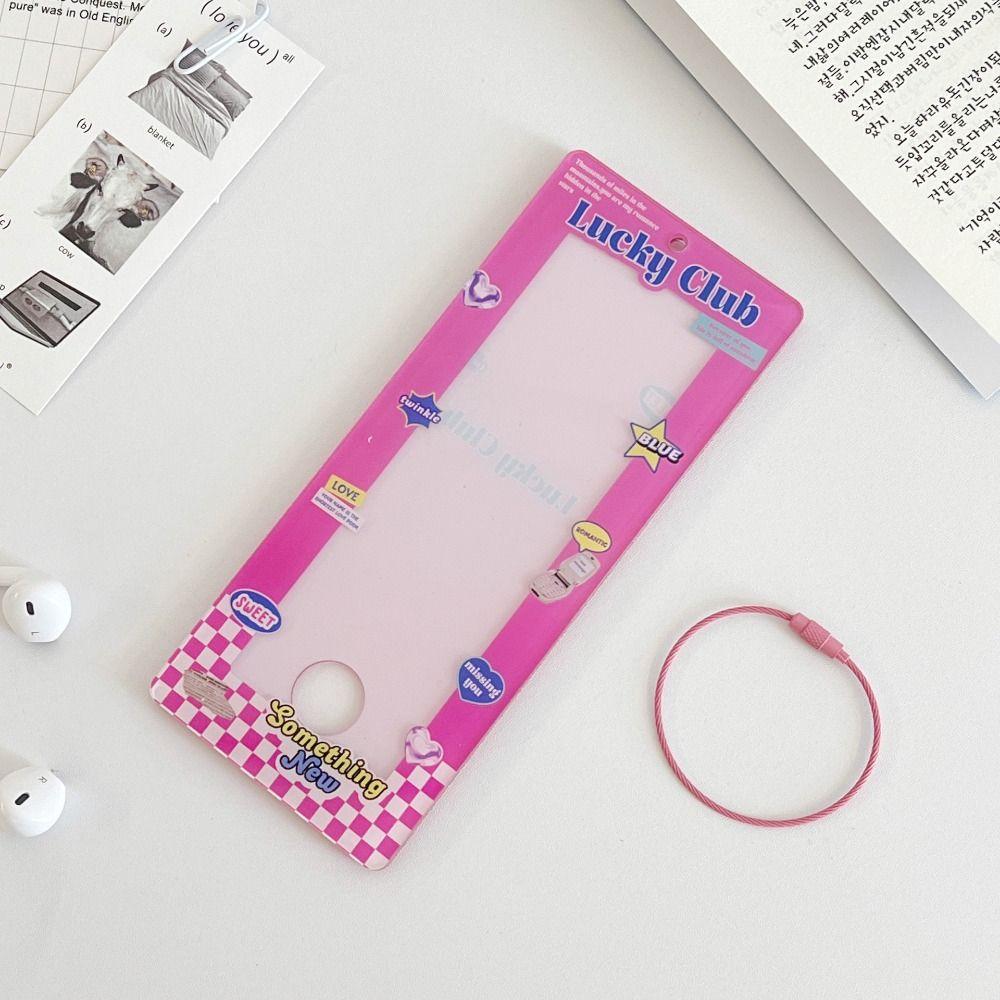 

Acrylic Photocards Album American Style Photo Cards Holder Photo Booth Frames Girls рожевий
