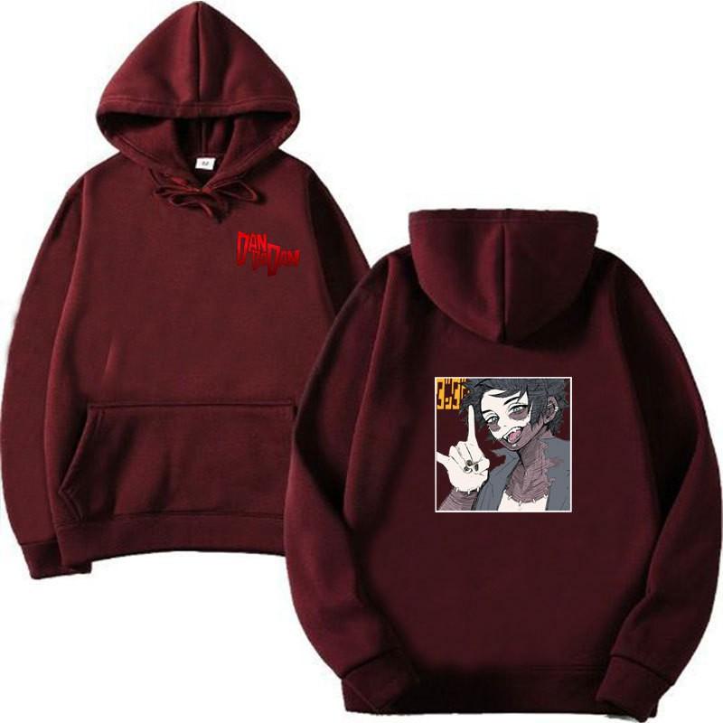 Dandadan Anime Inspired Oversized Hoodie Men Women Streetwear Casual Sweatshirt Fall