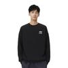 Li Ning Fall Fleece Lined Thermal Outdoor Sports Casual Crew Neck Long Sleeved Pullover Sweatshirt Men's AWDUA51-5