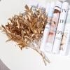 Flower Gift Box Adornment Artificial Plant Simulation Leaf Christmas Artificial Flower Gold Silver