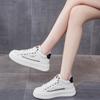 Damen Weiße Plateau Schuhe Leichte Klobige Sneaker Mode Outdoor Trainer Weiblich Lässig Schnürschuhe Vulkanisierte Schuhe