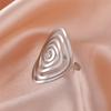  Adjustable Spiral Rings for Women Stainless Steel Twist Exaggerated Geometric Swirl Ring Punk Jewelry Birthday Gift