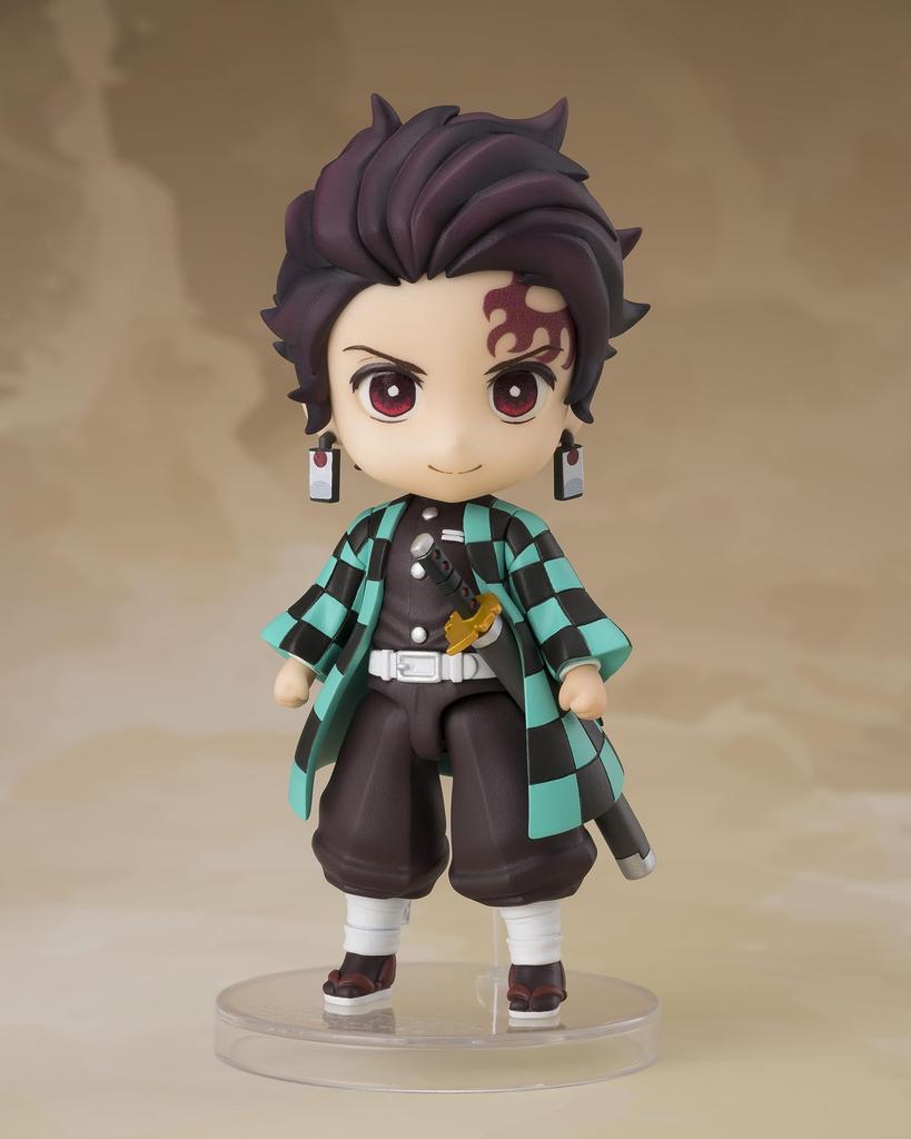 TAMASHII NATIONS Figuarts mini Demon Kimetsu no Yaiba Tanjiro Kamado Nichirin Sword Approximately 90mm PVC ABS Painted Movable Figure Slayer (Rengoku