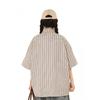 Japanese-Style Retro Women's Striped Casual Short-Sleeve Shirt