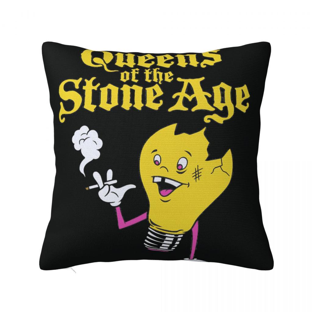 Queens Of The Stone Age Music Band Pillow Cover American Rock Music Soft Pillow Case Cushion Cover Pillowcases For Home Decor