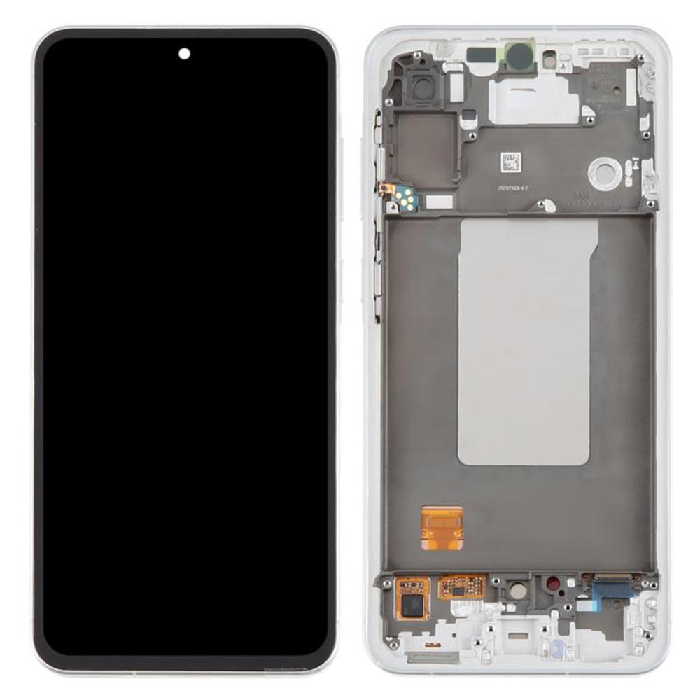 For Samsung Galaxy A56 5G A566 OEM Grade S AMOLED Screen and Digitizer Assembly+Frame (Without Logo)