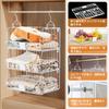 Fenghome Hanging Rack, Set of 3, Closet Storage, Foldable, 2025 New Design, Clothes Storage, Multiple Connectable Shelves, Compact Folding, Large Capa