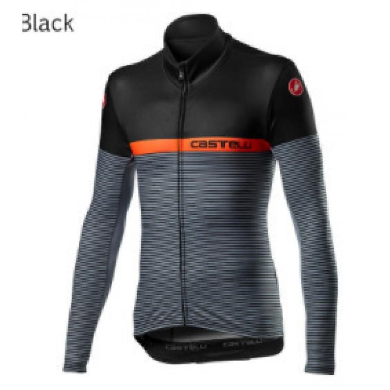 Fleece Thermal Cycling Jersey Winter Road Mountain Biking Unisex Warm Long Sleeve Bike Top