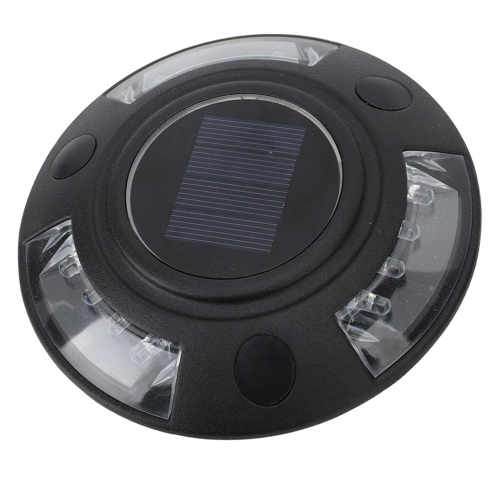 Solar Driveway Marker Light Aluminium Alloy Solar Powered Outdooor Waterproof LED Road Studs Lamp for Sidewalk Pathway White Light