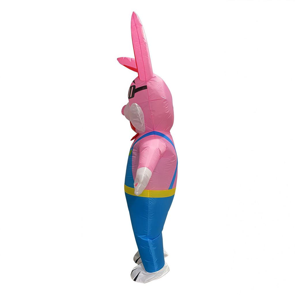 Pink Rabbit Inflatable Costume for Easter Party - Cute Cartoon Prop